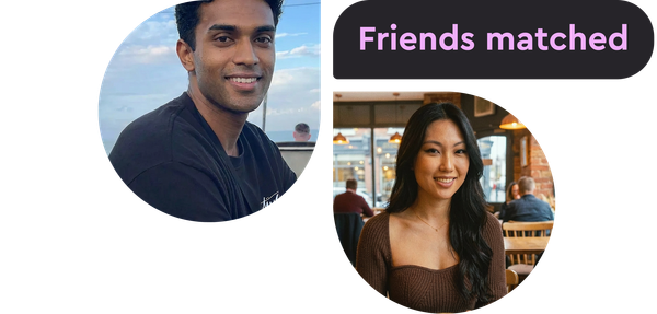 Friend match notification in Doubble